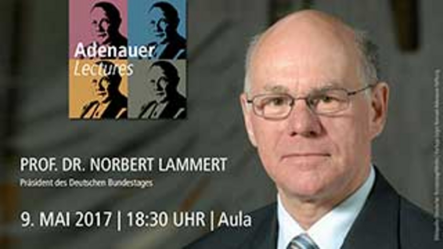 Prof. Dr. Norbert Lammert, 9. Mai 2017